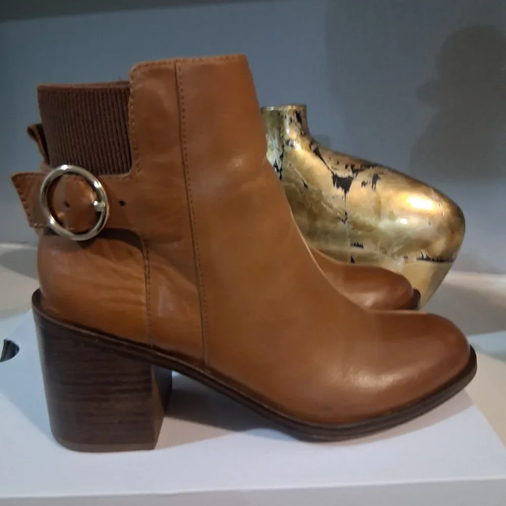 Aldo Leather Rosaldee Booties